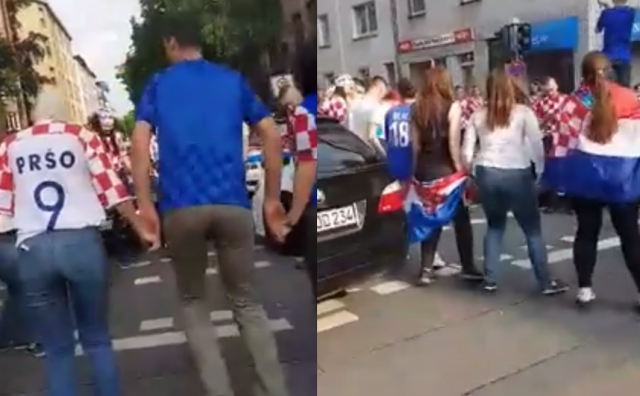 Hrvatski navijači pobjedu nad Turskom proslavili plešući - užičko kolo?!