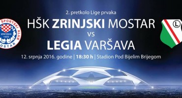 HŠK Zrinjski: Važna obavijest pred utakmicu Lige prvaka