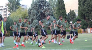 Legia odradila trening na stadionu pod Bijelim Brijegom