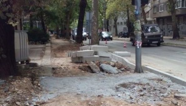 Mostar: U tijeku radovi na rekonstrukciji nogostupa u ulici Kralja Tomislava