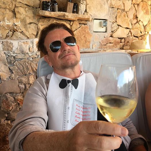 Frontmen benda U2 Bono Vox uživa na Hvaru