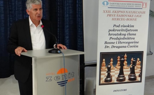 Dr. Dragan Čović u Neumu otvorio 22. ekipno natjecanje Prve šahovske lige Herceg-Bosne