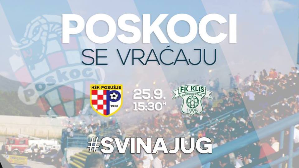 HŠK Posušje: U nedjelju u grotlo Mokrog Doca dolazi lider na ljestvici FK Klis