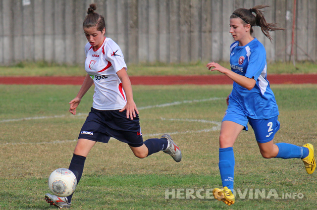 Nogometašice Sloge iz Ljubuškog uvjerljive u susjedskom derbiju protiv Brotnja