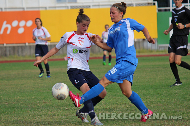 Nogometašice Sloge iz Ljubuškog uvjerljive u susjedskom derbiju protiv Brotnja