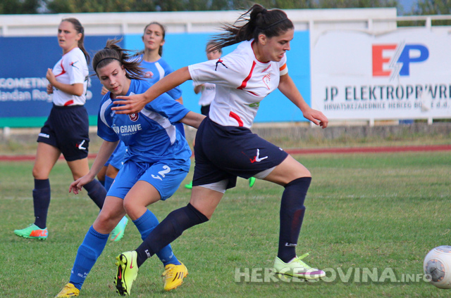 Nogometašice Sloge iz Ljubuškog uvjerljive u susjedskom derbiju protiv Brotnja