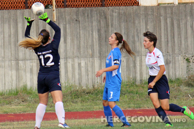 Nogometašice Sloge iz Ljubuškog uvjerljive u susjedskom derbiju protiv Brotnja