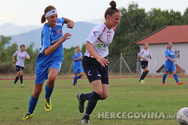 Nogometašice Sloge iz Ljubuškog uvjerljive u susjedskom derbiju protiv Brotnja