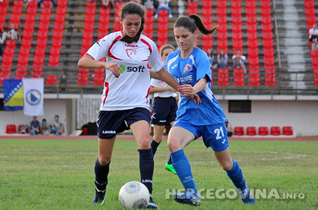 Nogometašice Sloge iz Ljubuškog uvjerljive u susjedskom derbiju protiv Brotnja