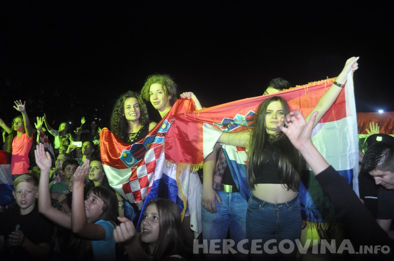 Veličanstven koncert Marka Perkovića Thompsona u Čapljini