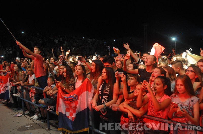 Veličanstven koncert Marka Perkovića Thompsona u Čapljini