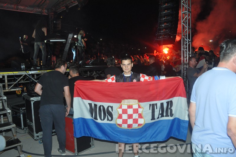 Veličanstven koncert Marka Perkovića Thompsona u Čapljini