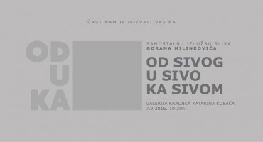 Samostalna izložba slika Gorana Milinkovića