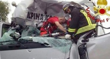 Vozač kamiona iz Širokog teško ozlijeđen u Italiji, helikopterom prebačen u bolnicu