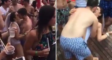 OTKAZANO VJENČANJE! Kamerama uhvaćena kako se strastveno ljubi sa strancem na svojoj djevojačkoj