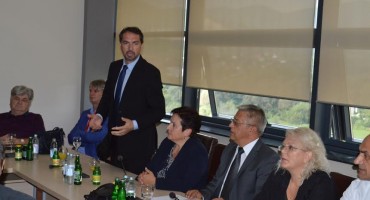 Predsjednik FBiH Marinko Čavara na prezentaciji projekta Brza cesta Lašva-petlja Nević polje-Donji Vakuf