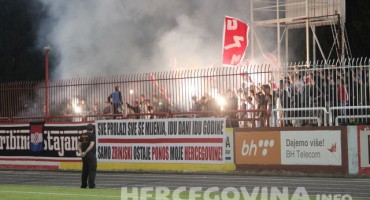 HŠK Zrinjski: Pogledajte bakljadu Ultrasa na utakmici protiv Mladosti