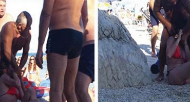 Teror na plaži u Kaštelama