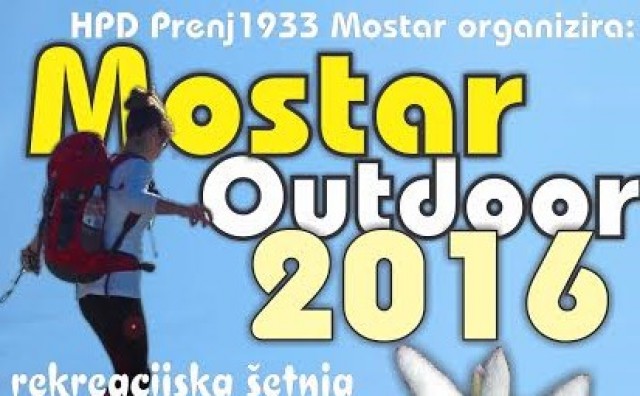 HPD Prenj 1933 Mostar organizira planinarsko  druženje Mostar Outdoor