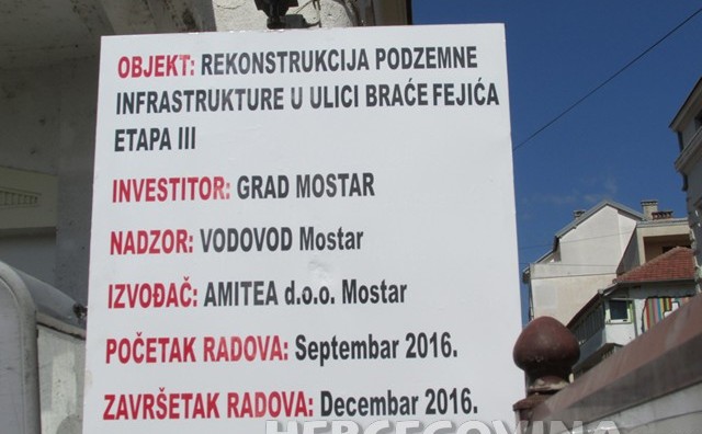Mostar, fejićeva ulica