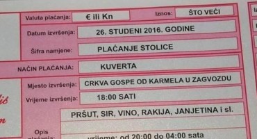 Pronađeni mladenci koji su goste na svadbu pozvali “uplatnicom”