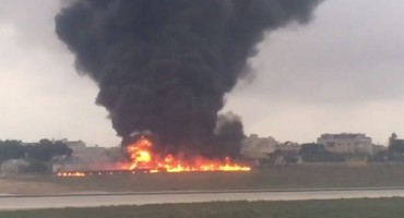 pad zrakoplova, nesreća