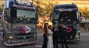 vjenčanje, kamion, kamioni