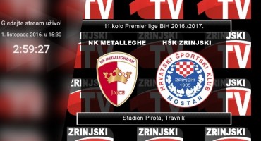 HŠK Zrinjski: Prijenos uživo iz Travnika na Zrinjski TV