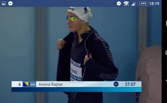 amina kajtaz, plivanje