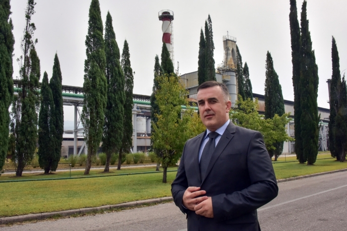 Prvi čovjek mostarskoga Aluminija Mario Gadžić u Dnevniku Naše TV