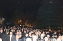 Mostar: Polaganje vijenaca u spomen hrvatskim braniteljima ispred Hrvatskog doma hercega Stjepana Kosače