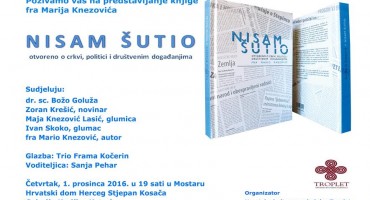 fra Mario Knezović, knjiga