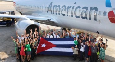 Prvi komercijalni let između Sjedinjenih Država i Havane