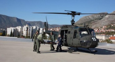 Na heliodrom mostarske bolnice prvi put sletio helikopter sa unesrećenim