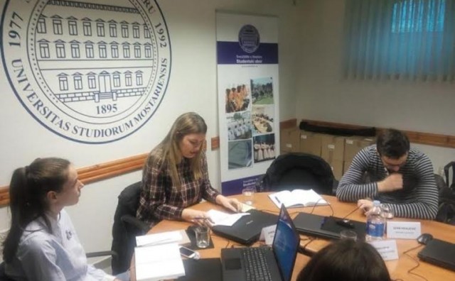 studentski zbor, donacije, Sveučilište u Mostaru