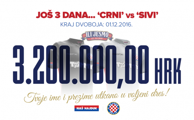 Naš Hajduk: Navijači dosada donirali nevjerojatnih 3,2 mil. kn! 