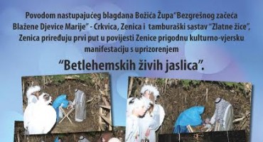 Mladi iz Drvara i Bos. Grahova uprizoruju žive jaslice u Zenici