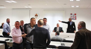 Bileća, tučnjava političara