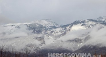 Snijeg zabijelio vrhove Hercegovine