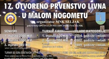 Prijavite se na 17.otvoreno prvenstvo Livna u malom nogometu