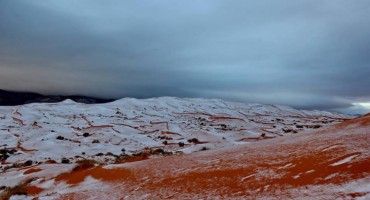 Nakon 37 godina pao snijeg u Sahari