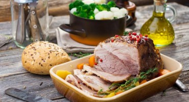 svinjski vrat , recept, povrće