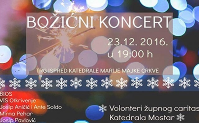 Mostar: Božićni koncert volontera Caritasa