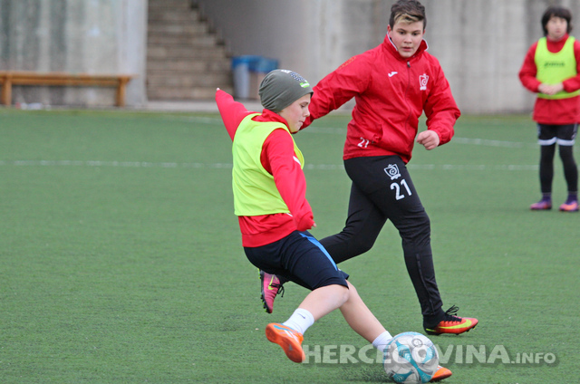 Mladi nogometaši Academice iz Sarajeva na pripremama u Međugorju