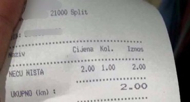 Nema više niti džabe sjedit' u kafiću: usluga 'neću ništa' naplaćivat će se dvije kune