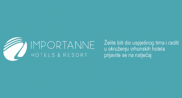Želite biti dio uspješnog tima i raditi u okruženju vrhunskih hotela prijavite se na tječaj