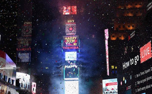 Dva milijuna ljudi dočekalo Novu godinu na Times Squareu