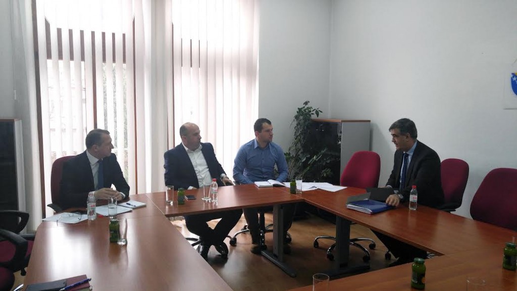 Sastanak Federalnog ministra prometa i komunikacija Denisa Lasića sa gradonačelnikom Bihaća Šuhretom Fazlićem