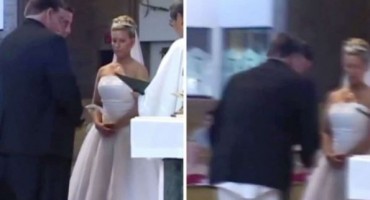 Kumu spale hlače na vjenčanju