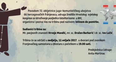 Mostar: Istinom do pomirbe